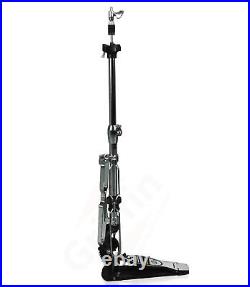 2-PACK Double Bass Drum Pedal & 2-Leg Hi-Hat Stand Drummers Quad Beater Head