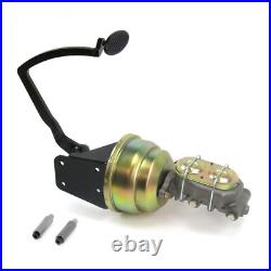 32 Ford 8 Dual Brake Pedal kit Drum/DrumSm Oval Blk Pad 32 Ford 8 Dual Brake Pedal kit Drum/DrumSm Oval Blk Pad