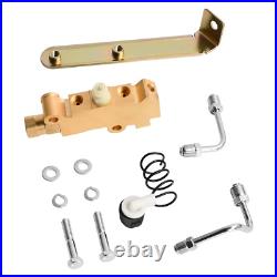 7 Universal Firewall Mount Power Brake Pedal Dual Booster Master Disc/Drum Kit