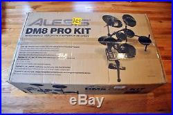 Alesis DM8 Pro Kit Drums BOXED Includes Double Bass Pedal, Throne, Headphones