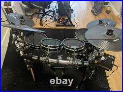 Alesis Dm10 MKII Pro Kit Electronic Drum Set with Gibraltar Double Kick pedal
