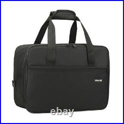 All Black Double Bass Drum Pedal Shoulder Bag Carrying Case