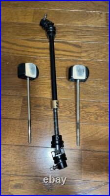 Axis A-L2CB Black Direct Drive Twin Double Drum Pedal Long Boards