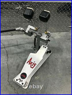 Axis A Longboard CHROME Double Bass Drum Pedals! VG