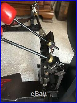 Axis A Longboard Double Bass Drum Pedal Black