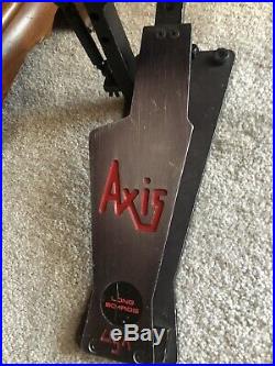 Axis A Longboard Double Bass Drum Pedal Black