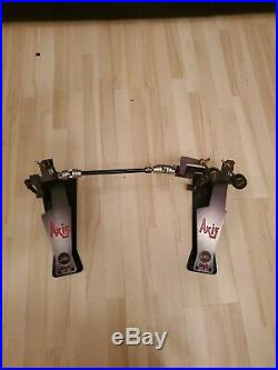 Axis A Longboard Double Bass Drum Pedal classic Black