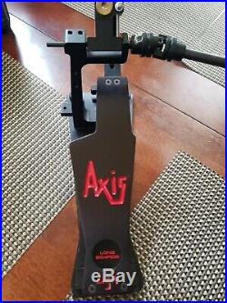 Axis A Longboard Double Bass Drum Pedal classic Black Floor Model