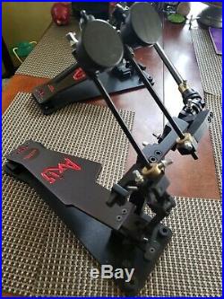 Axis A Longboard Double Bass Drum Pedal classic Black lightly used