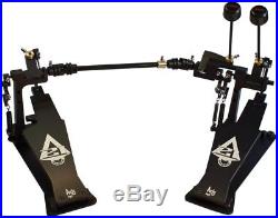 Axis Sabre A21 Double Bass Drum Pedal Microtune Spring Tensioner Classic Black