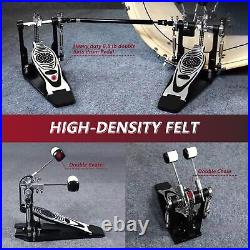 Bass Drum Pedal, Double Bass Drum Pedal Mount Double Chain Drive Foot Percussi