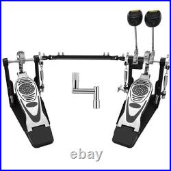 Bass Drum Pedal, Double Bass Drum Pedal Mount Double Chain Drive Foot Percussion