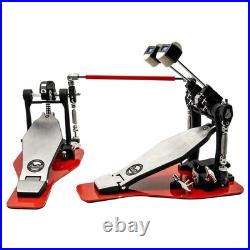 Beatello'Hercules' Heavy Duty Bass Drum Double Kick Pedals Dual Chains Non-slip
