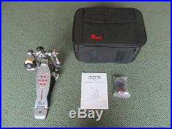 Brand New Pearl Eliminator Redline Bass Drum Dual Chain Pedal WithCase & Cams