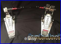 DRUM WORKSHOP DW 9000 DOUBLE BASS DRUM PEDAL withCASE, ALL PARTS FREE SHIPPING