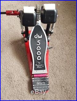 DW5000 double bass drum pedal inc hardcase