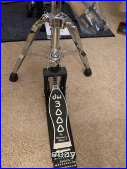 DW 3000 Double Bass Pedals, HiHat & Snare Stand w Pork Pie Snare & HiHats