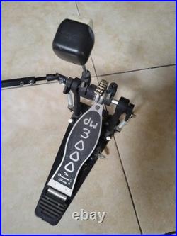 DW 3000 Double Pedal Dual Chain Bass Drum Pedal Excellent SEE PICS