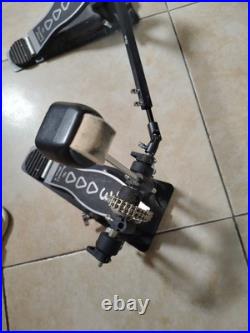 DW 3000 Double Pedal Dual Chain Bass Drum Pedal Excellent SEE PICS