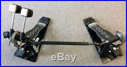 DW 3000 Series Double Bass Drum Pedals in pristine condition