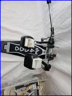 DW 4000 Double Bass Drum Pedal Barely Used in Great Condition Kick Punk Metal
