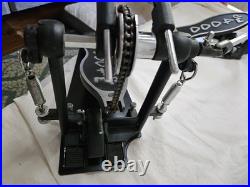 DW 4000 Double Bass Drum Pedal Barely Used in Great Condition Kick Punk Metal