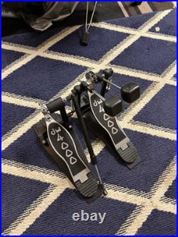 DW 4000 Double Bass Pedal Dual Foot Metal