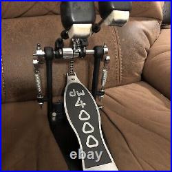DW 4000 Double Chain Single Pedal for Bass Drum Workshop Used Good Condition