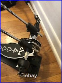DW 4000 Series Double Bass Drum Pedal Single Chain