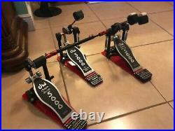 DW 5000 2 FOR 1 SALE Double & Single Bass Drum Pedals double chain