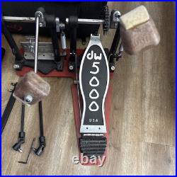 DW 5000 &7000 Double Pedal w DW beater VERY GOOD comes with the case tested