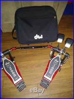 DW 5000 CHAIN DRIVE accelarator DOUBLE BASS DRUM PEDAL with Case