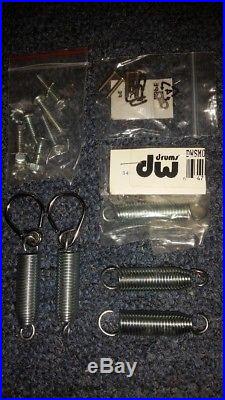 DW 5000 Double Bass Drum Pedal DWCP5002TD4 withcase & Aftermarket Parts (must see)