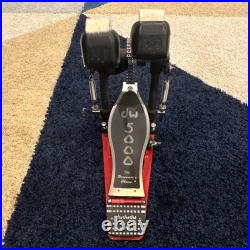 DW 5000 Double Chain Double Pedal for Bass Drum with Case & Owner's Manual