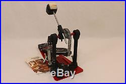 DW 5000 Drum Workshop Kick Drum Bass Pedal Double Chain Drive RED 5000 Series