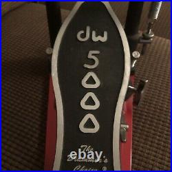 DW 5000 Kick Bass Drum Pedal, Double Chain, Excellent Used Condition