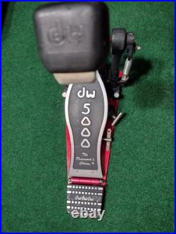 DW 5000 Series Accelerator Bass Drum Pedal Double Chain with Beater
