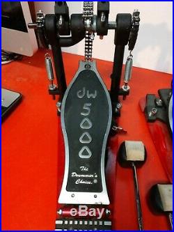 DW 5000 Series Accelerator Double Bass & Chain Drum Pedal withCASE