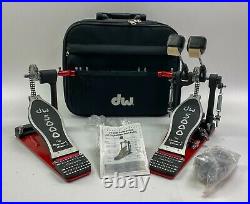 DW 5000 Series Double Bass Kick Drum Pedal Accelerator with Case and Accessories