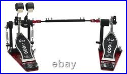 DW 5000 Series Lefty Turbo Double Bass Drum Pedal with Bag DWCP5002TDL3