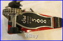 DW 5000 Series Single Turbo Bass Drum Pedal Delta hinge dual chain