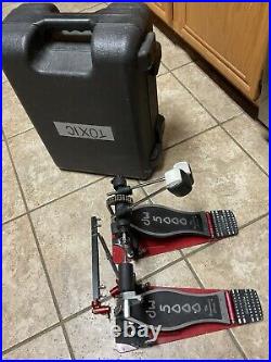 DW 5000 Turbo Double Chain Double Bass Drum Pedal With Hard She'll Molded Case