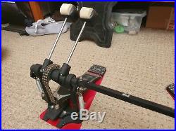 DW 5000 double bass drum pedal with hard case