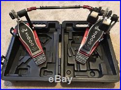DW 5000 double drum pedal with hard case