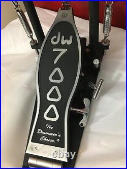DW 7000 Double Bass Drum Pedal- Excellent Condition Lightly Used