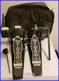 DW 7000 Double Bass Drum Pedal with Soft Carry Case