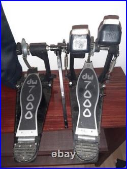 DW 7000 Double Bass Drum Pedals with Case