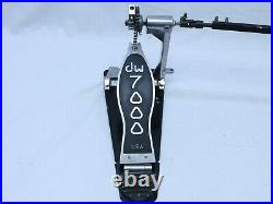 DW 7000 Drum Workshop Double Kick Bass Chain Drive Twin Pedals READ Description