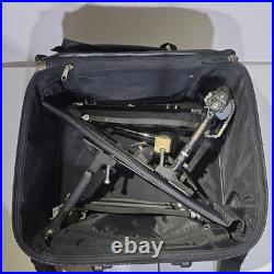 DW 7000, Dual chain, Double Bass Pedal with Pearl Carrying Case