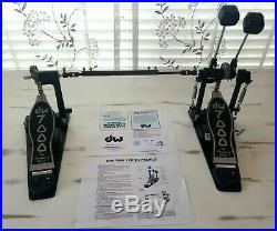 DW 7000 Series Double Bass Drum Pedal DW 7002PT Excellent Condition. Free shipng